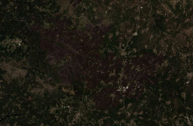 Satellite view near Castro Daire