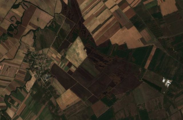 Satellite view near Celldömölk