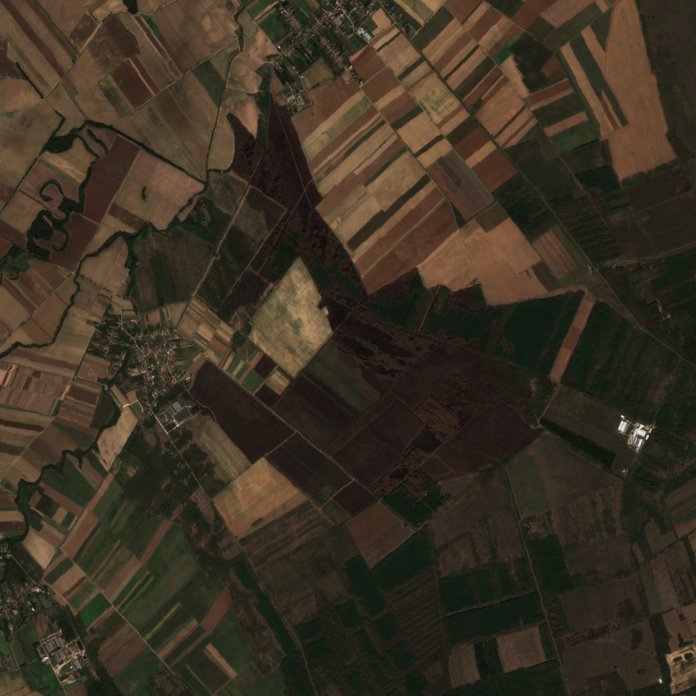 The area after the fire, September 23, 2024
