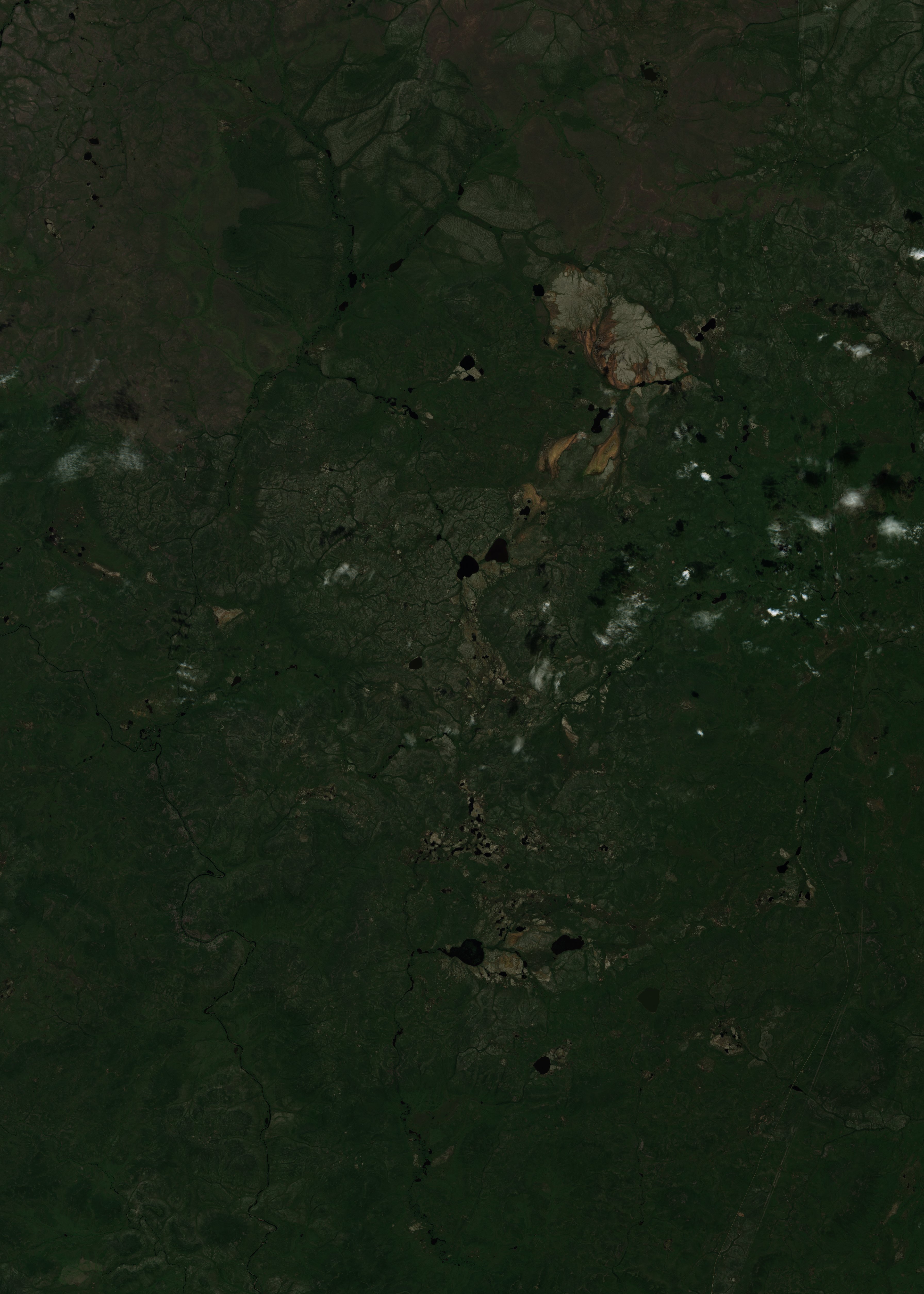 The area before the fire, July 23, 2026
