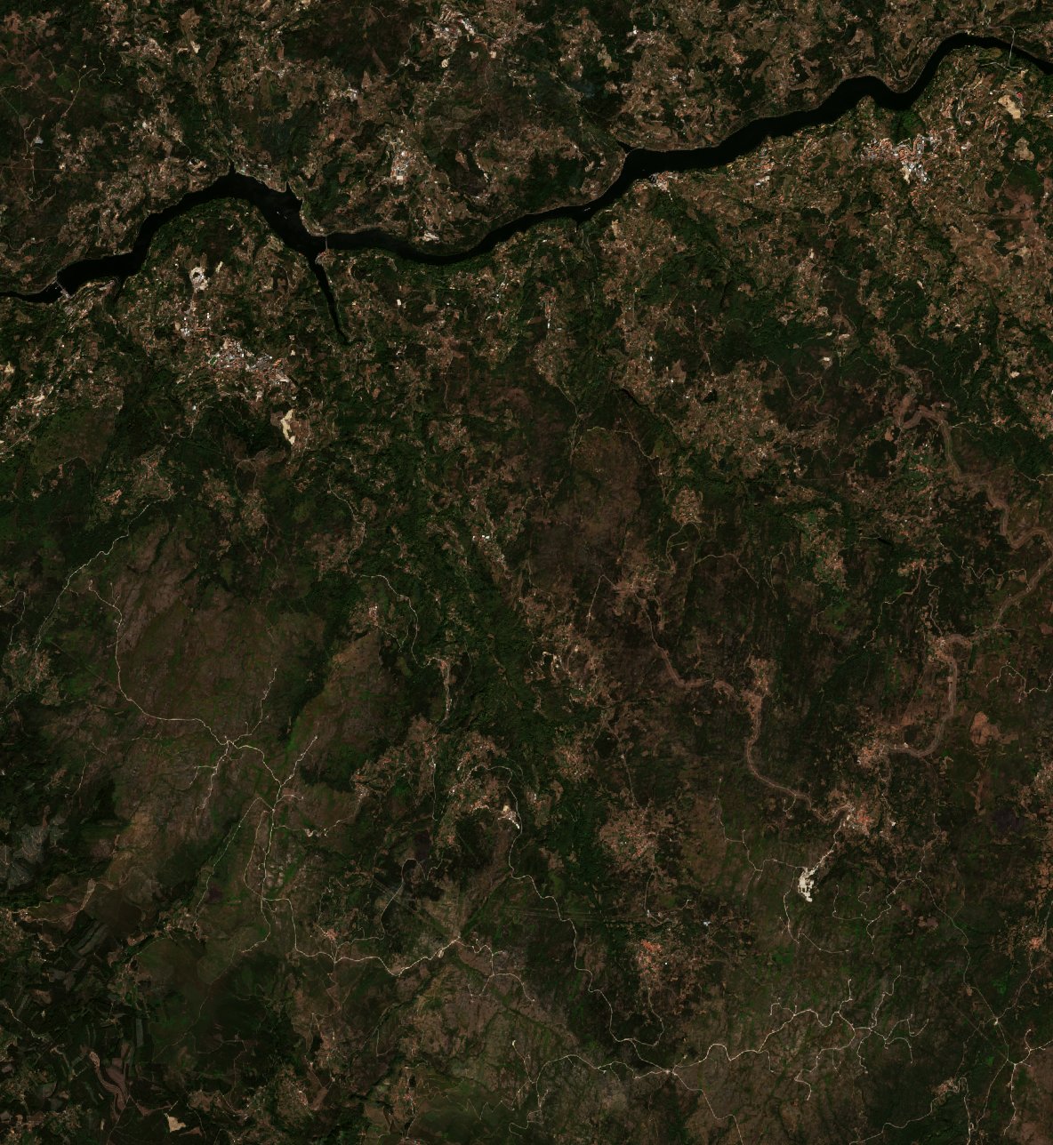 The area before the fire, September 15, 2024