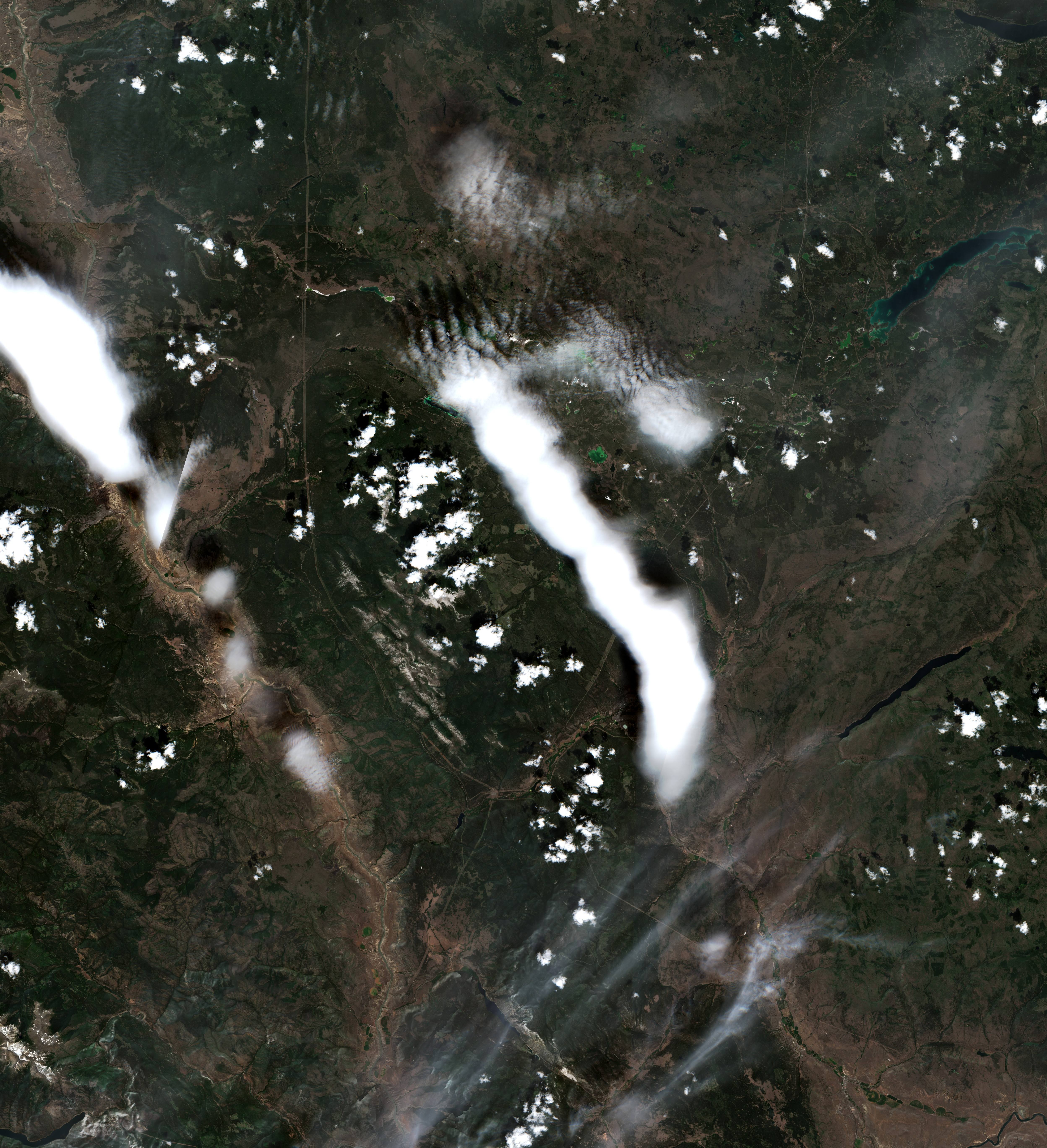 The area before the fire, July 13, 2026