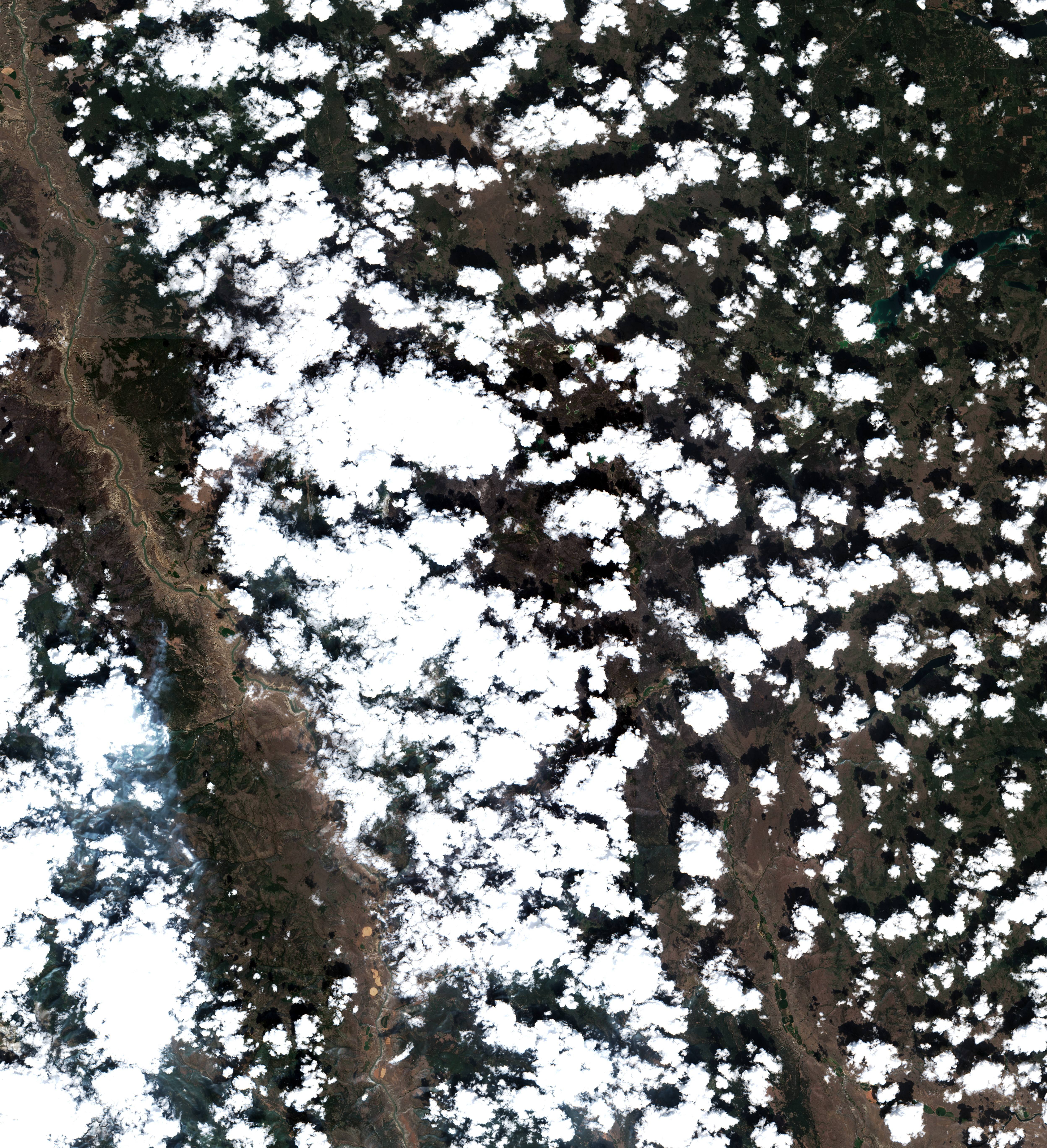 The area after the fire, August 12, 2026