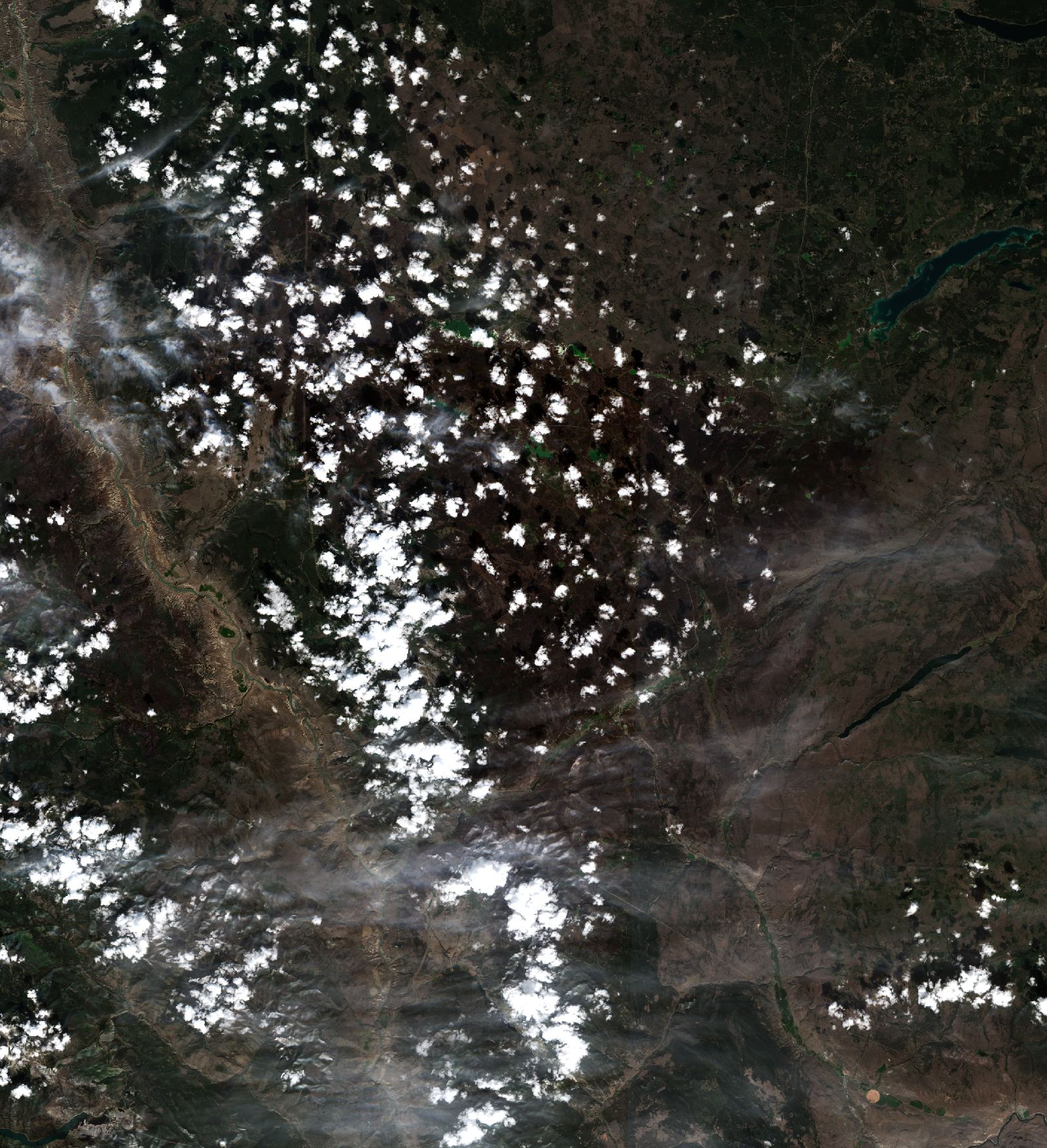 The area after the fire, September 11, 2026