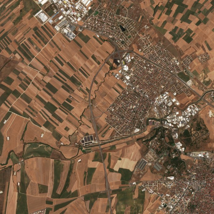 The area before the fire, July 27, 2026