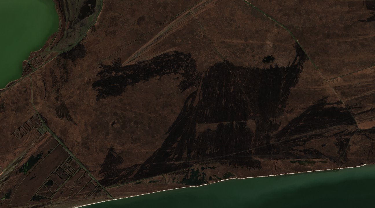 The area after the fire, April 3, 2017