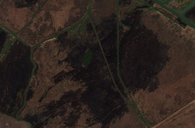 Satellite view near Crişan
