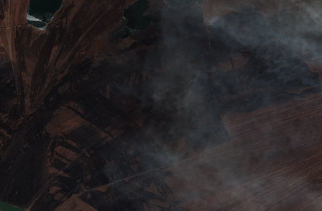 Satellite view near Crişan