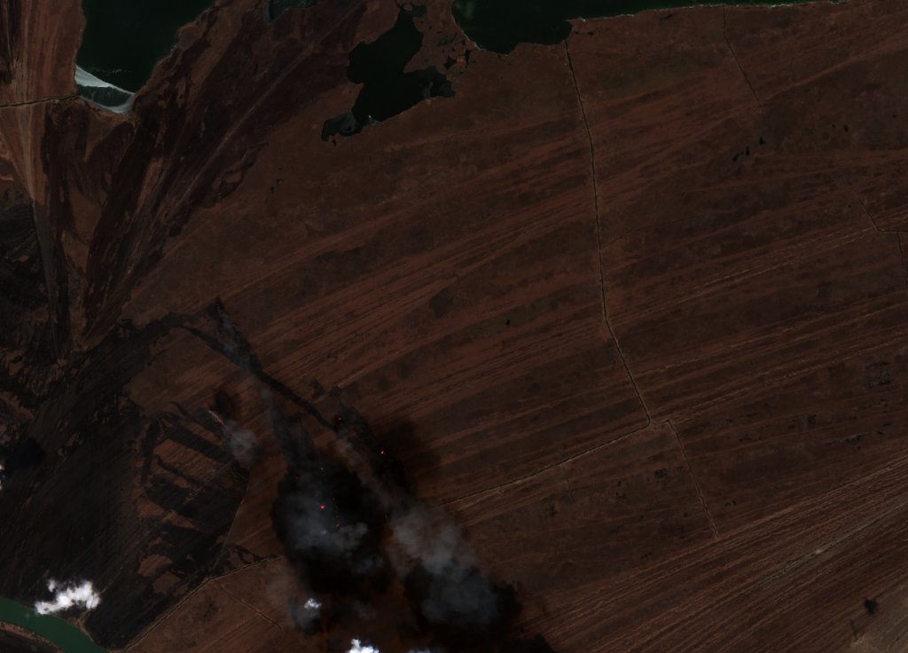 The area before the fire, February 20, 2025