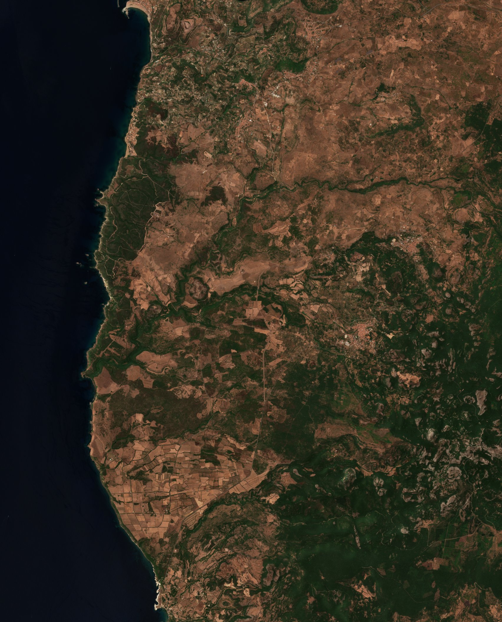 The area before the fire, July 22, 2021