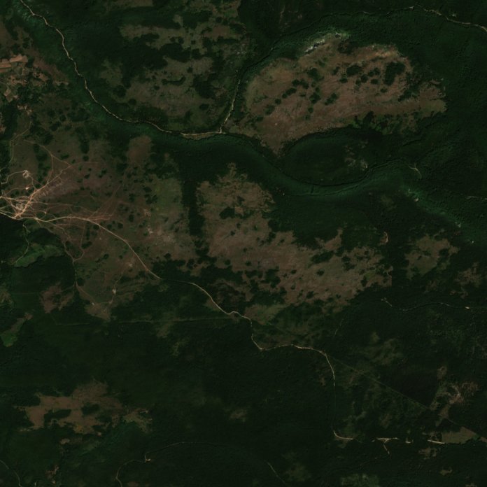 The area before the fire, August 15, 2026
