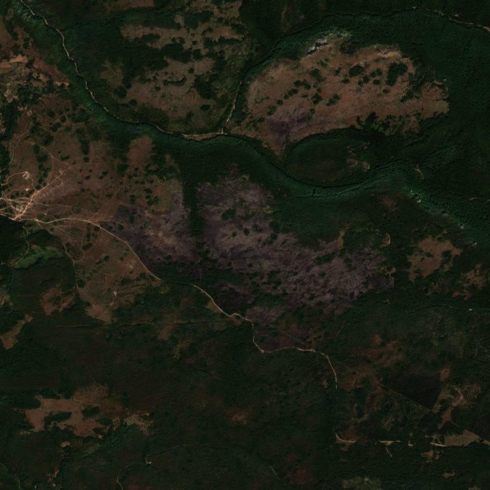 The area after the fire, September 7, 2026