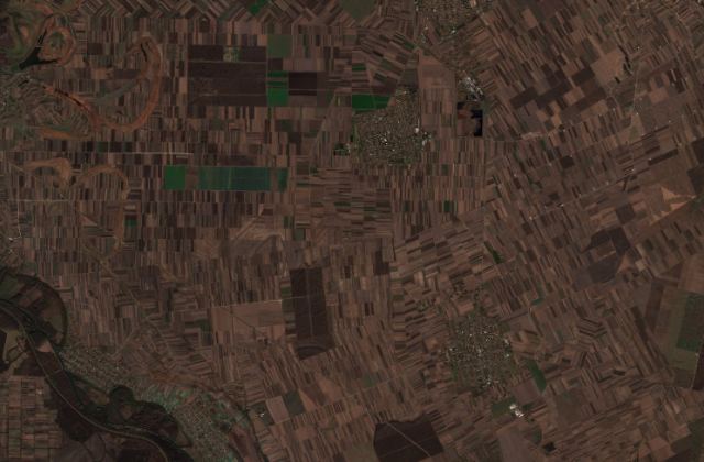 Satellite view near Debeljača