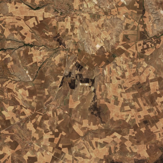 The area after the fire, August 18, 2026
