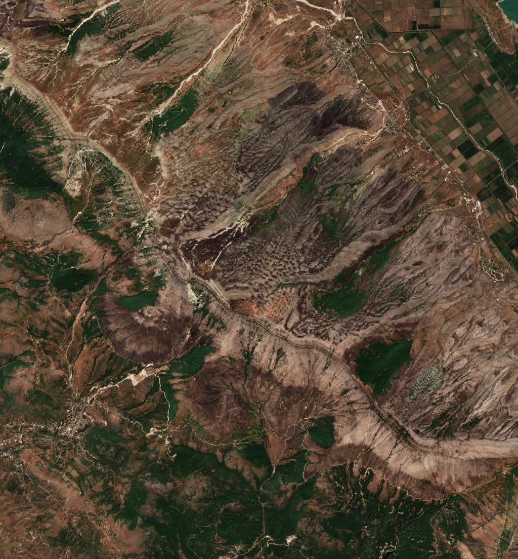 The area after the fire, July 29, 2024