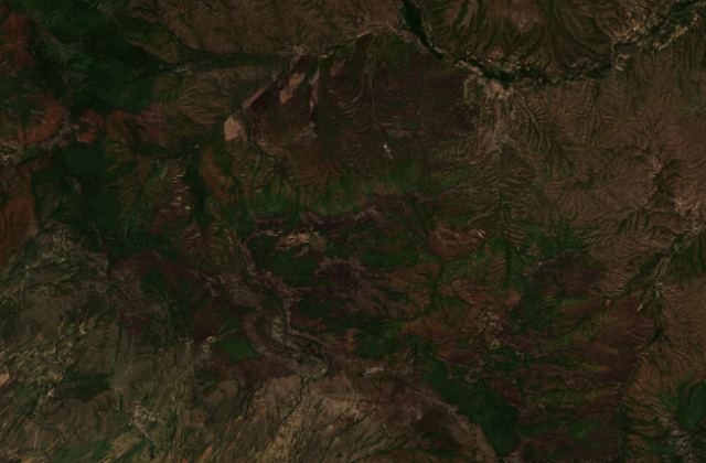 Satellite view near Desovo