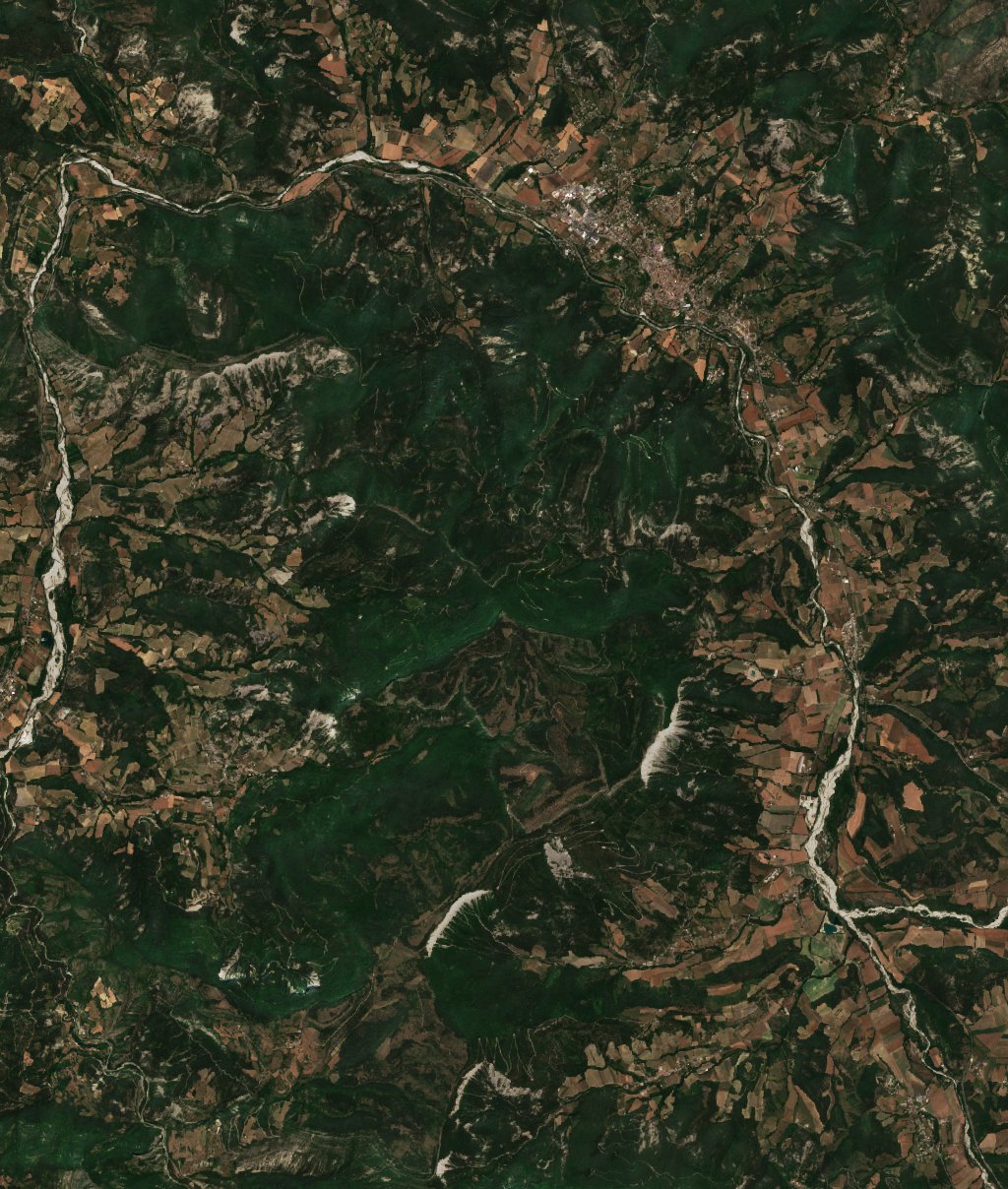 The area before the fire, June 27, 2026
