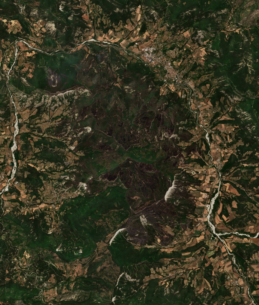 The area after the fire, July 12, 2026