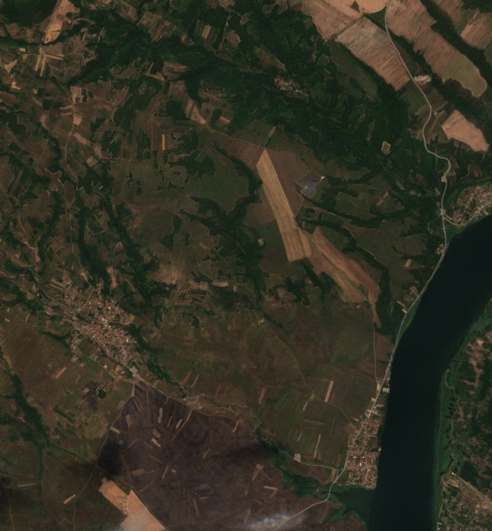 The area before the fire, August 10, 2026