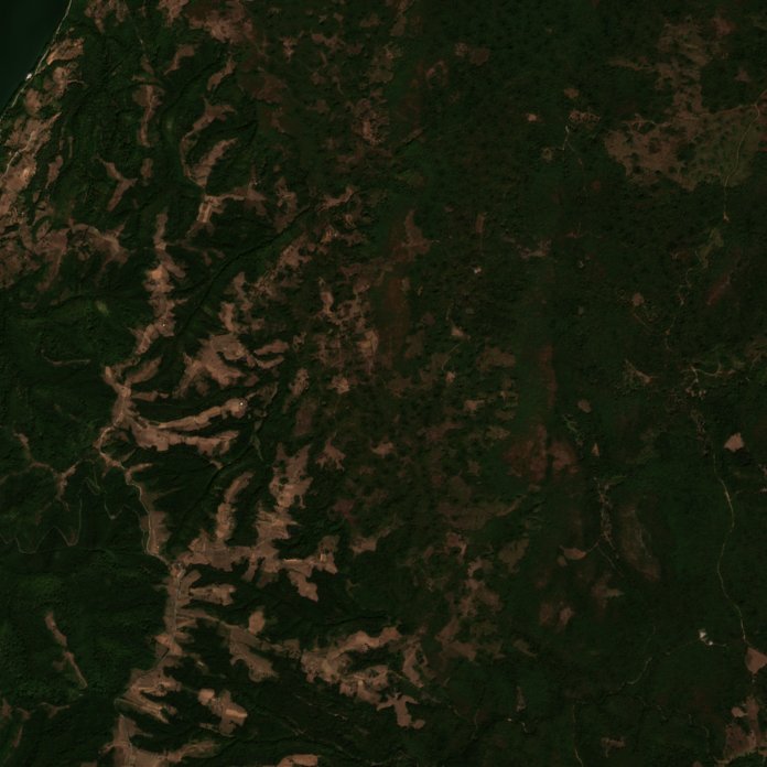 The area before the fire, September 2, 2026