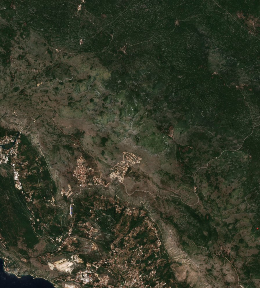 The area before the fire, August 11, 2026