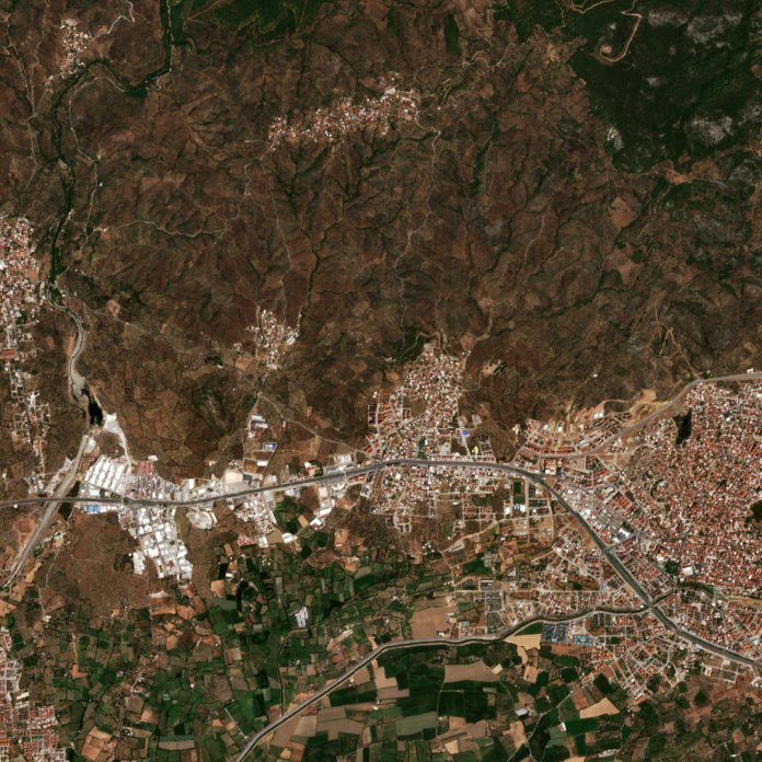 The area before the fire, July 30, 2026