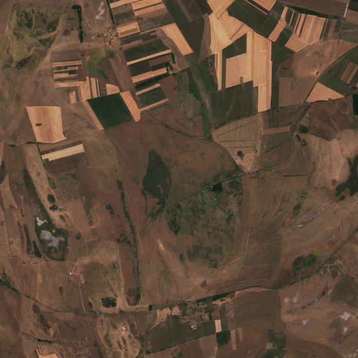 The area before the fire, June 30, 2022