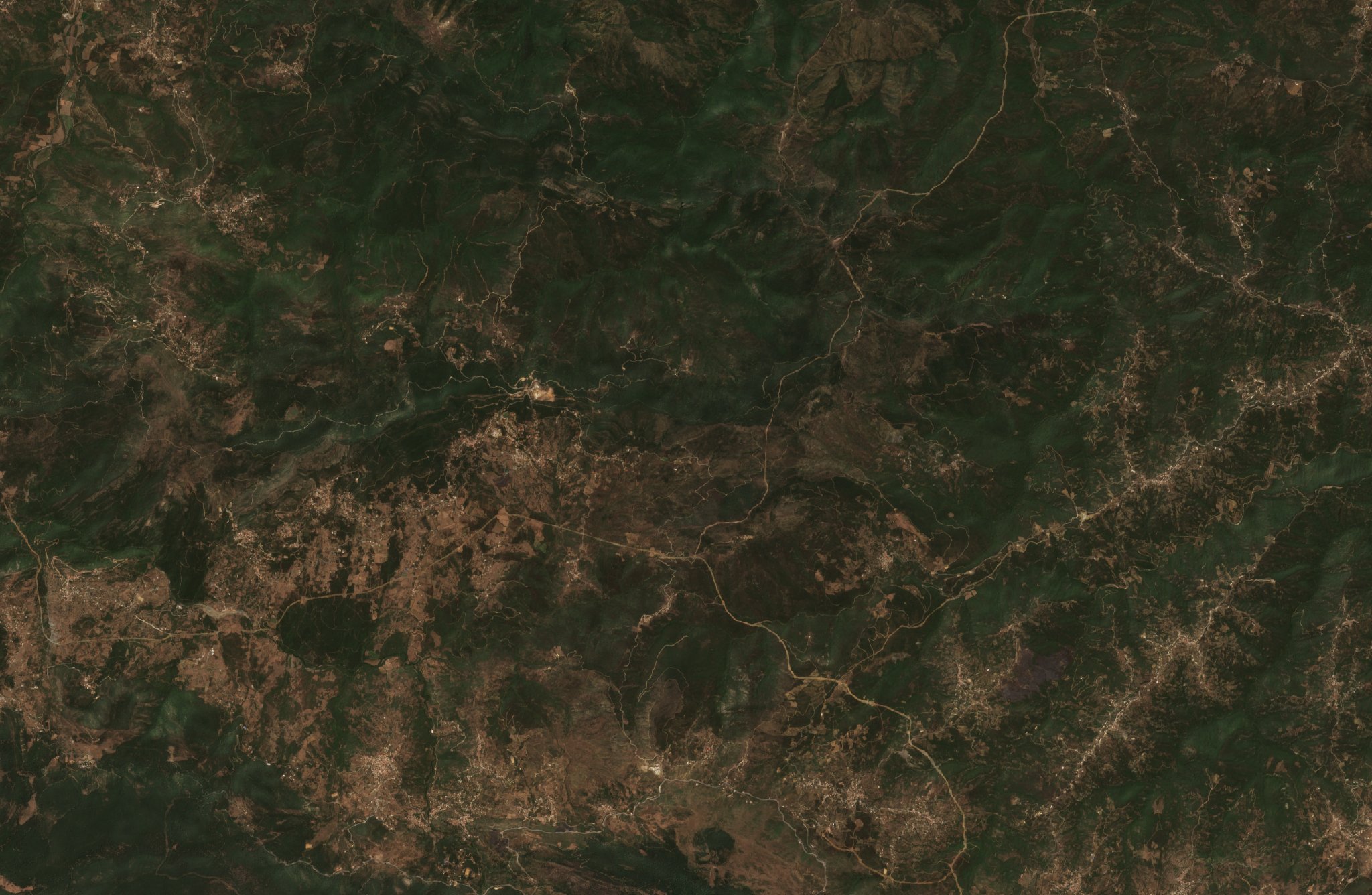 The area before the fire, August 7, 2021