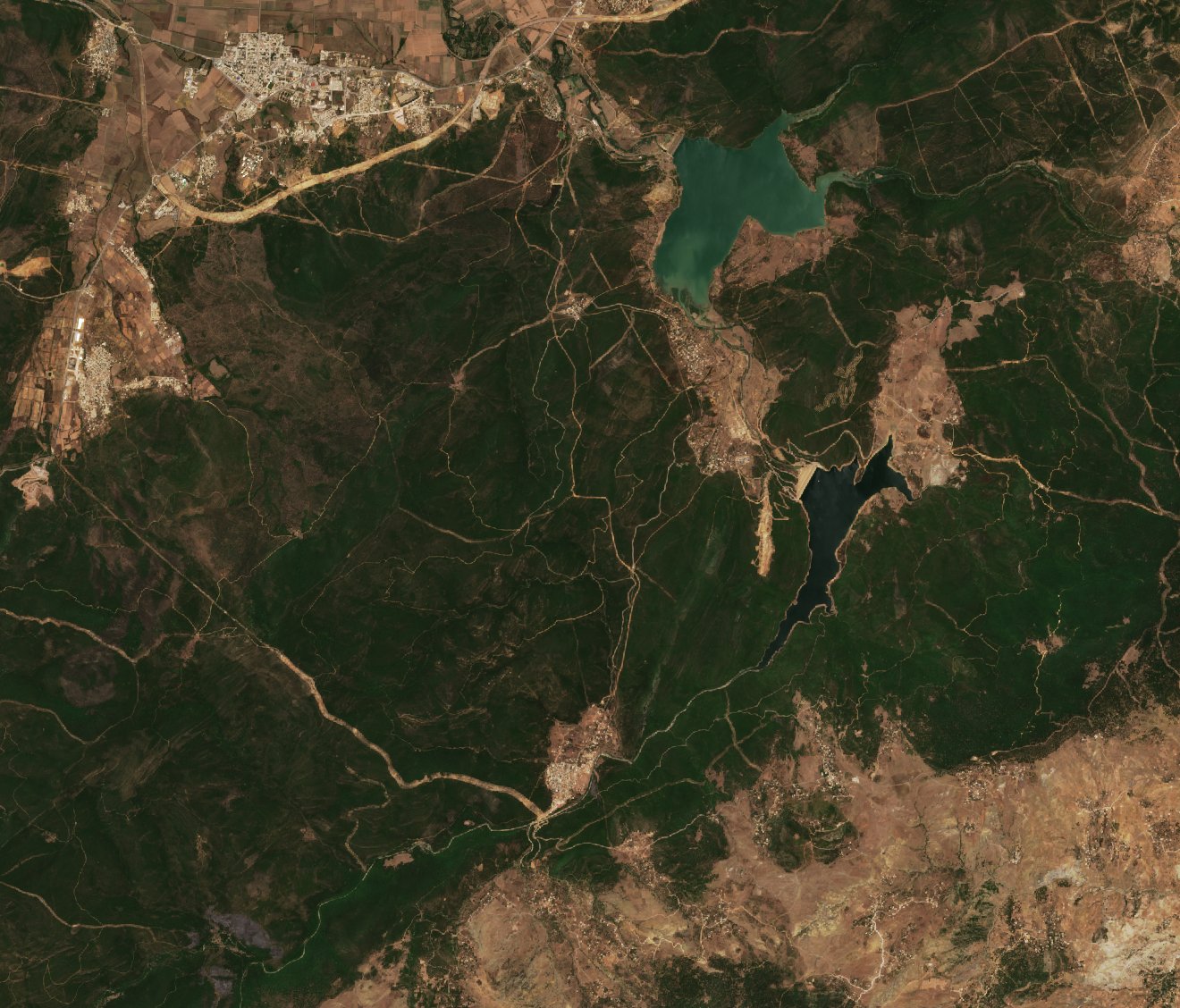 The area before the fire, July 13, 2017