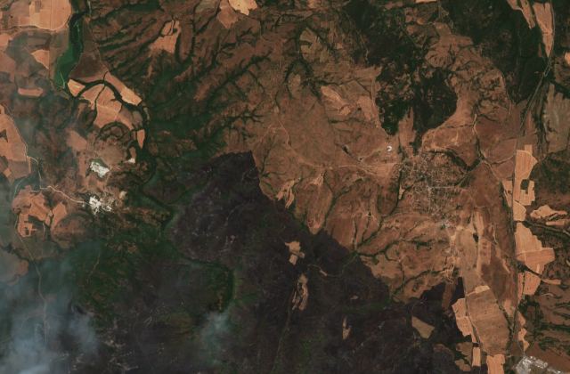 Satellite view near Elhovo