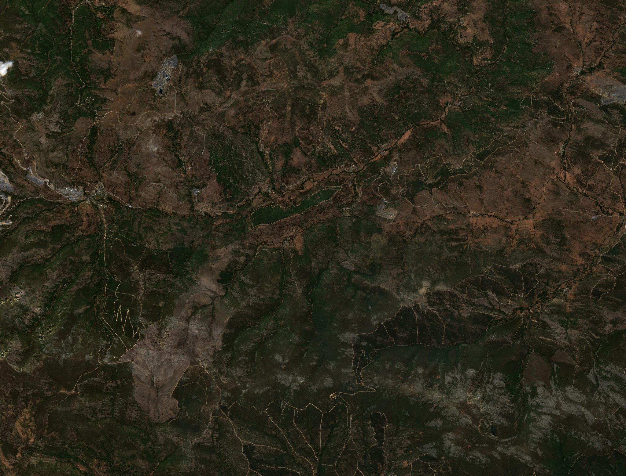 The area before the fire, August 13, 2017