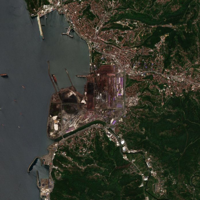 The area before the fire, July 12, 2026