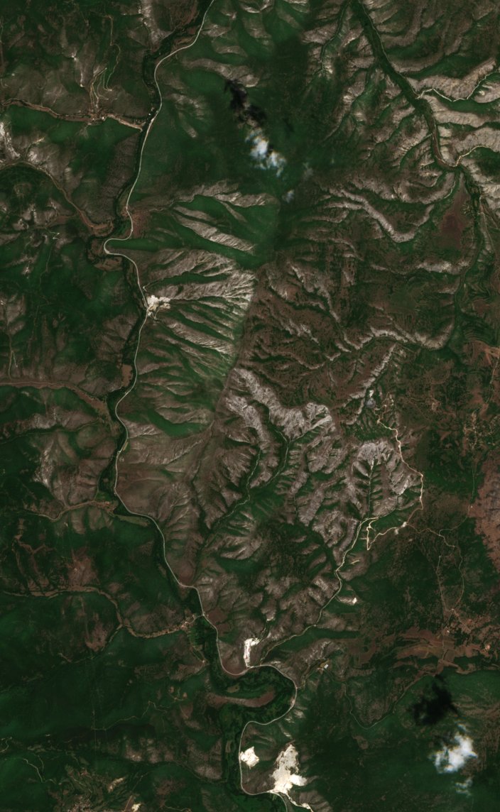 The area before the fire, July 31, 2026