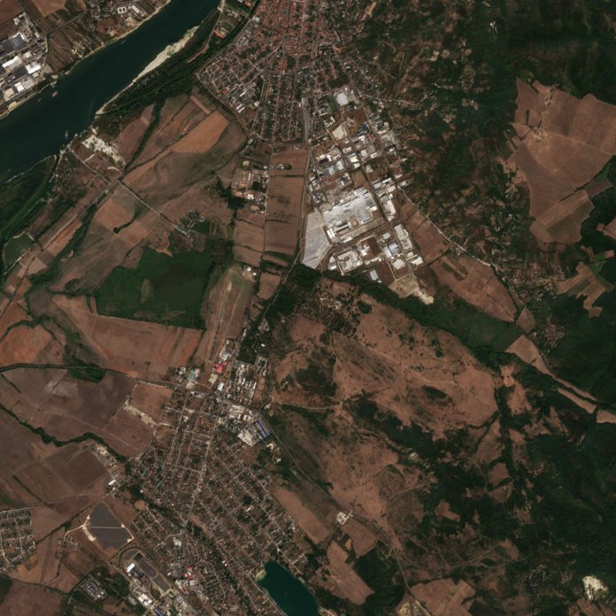 The area before the fire, August 31, 2026