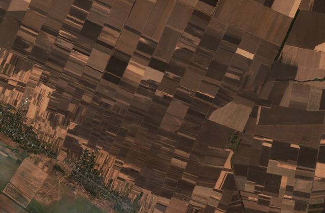 Satellite view near Fântânele