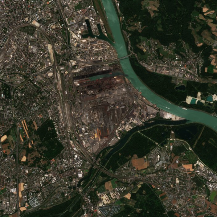 The area before the fire, June 28, 2026