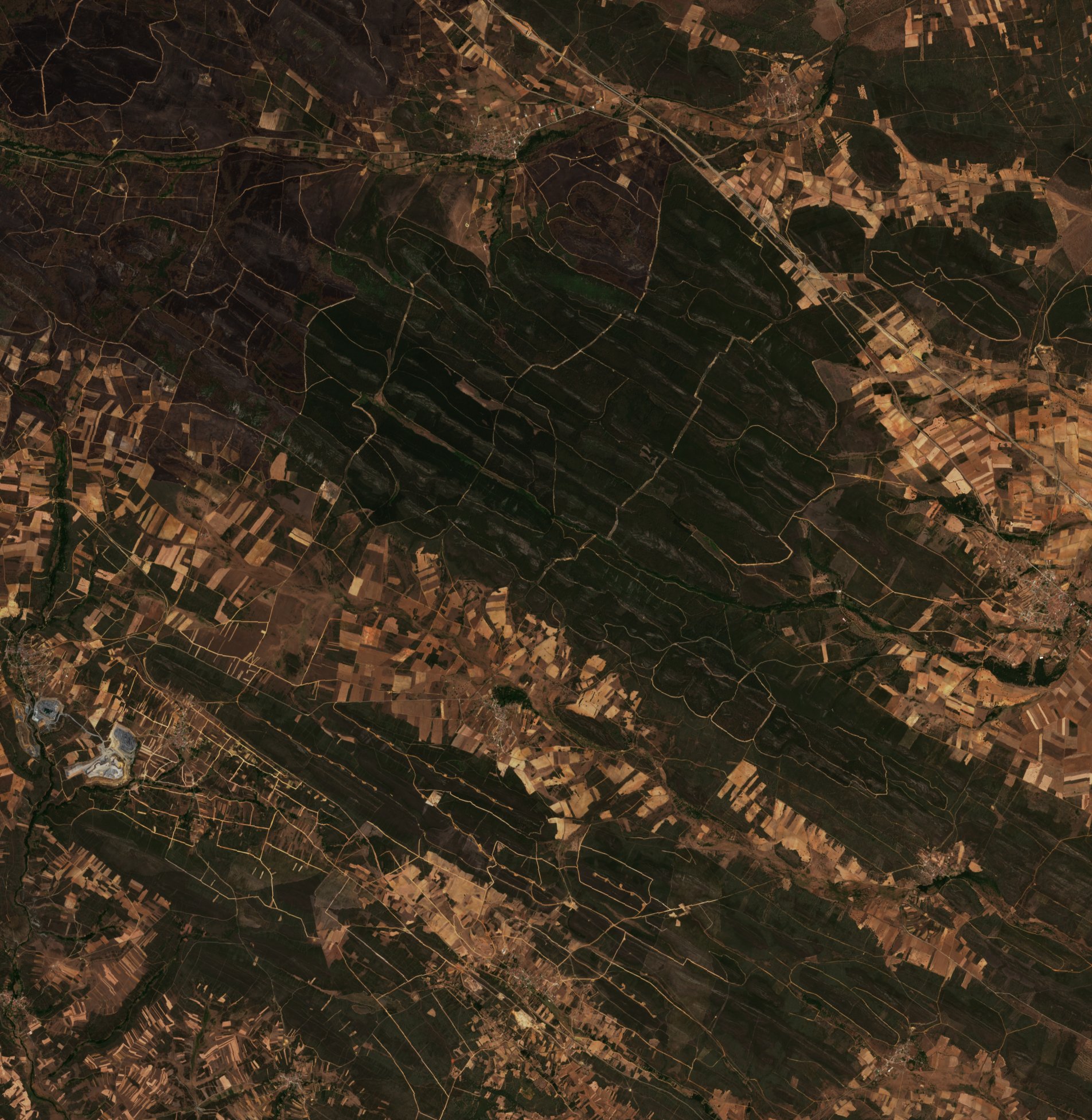 The area before the fire, July 8, 2022