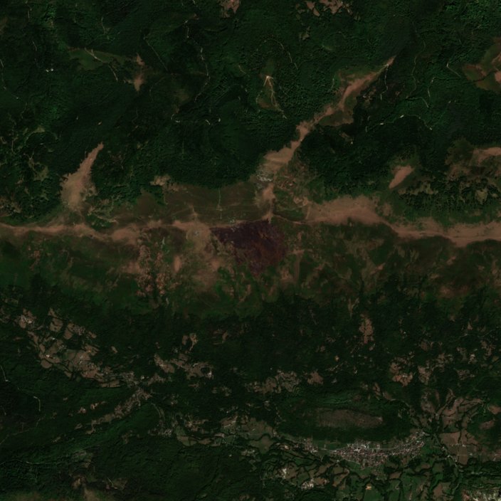 The area after the fire, August 29, 2026