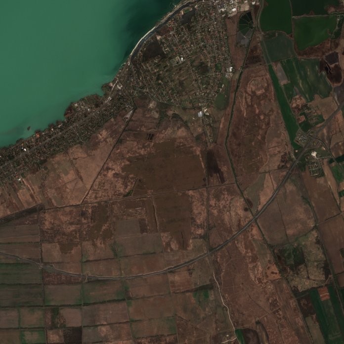 The area before the fire, March 24, 2019