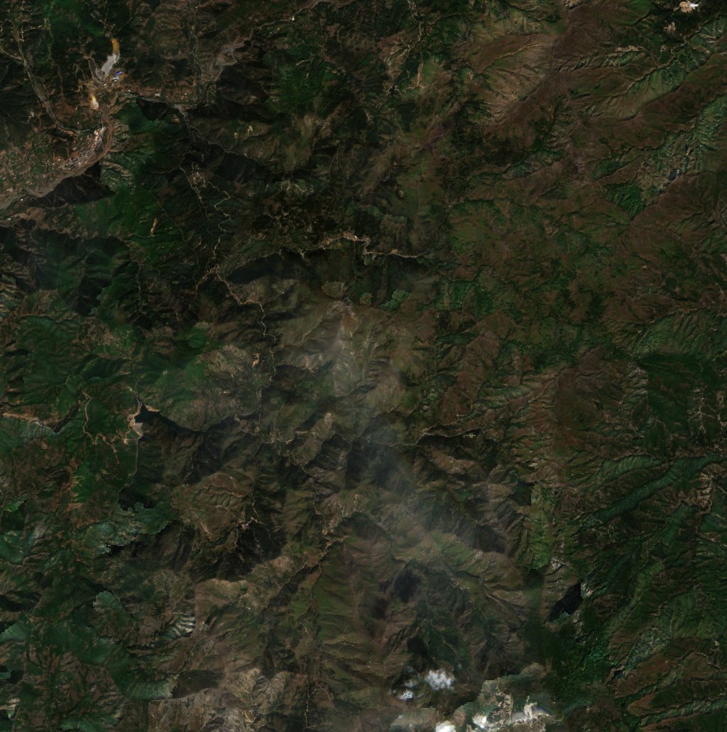 The area before the fire, September 19, 2018