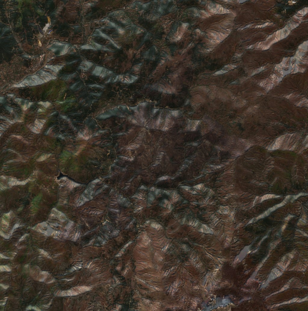The area after the fire, October 19, 2018