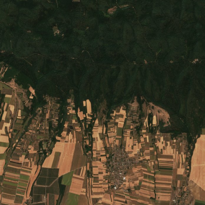 The area before the fire, August 6, 2026