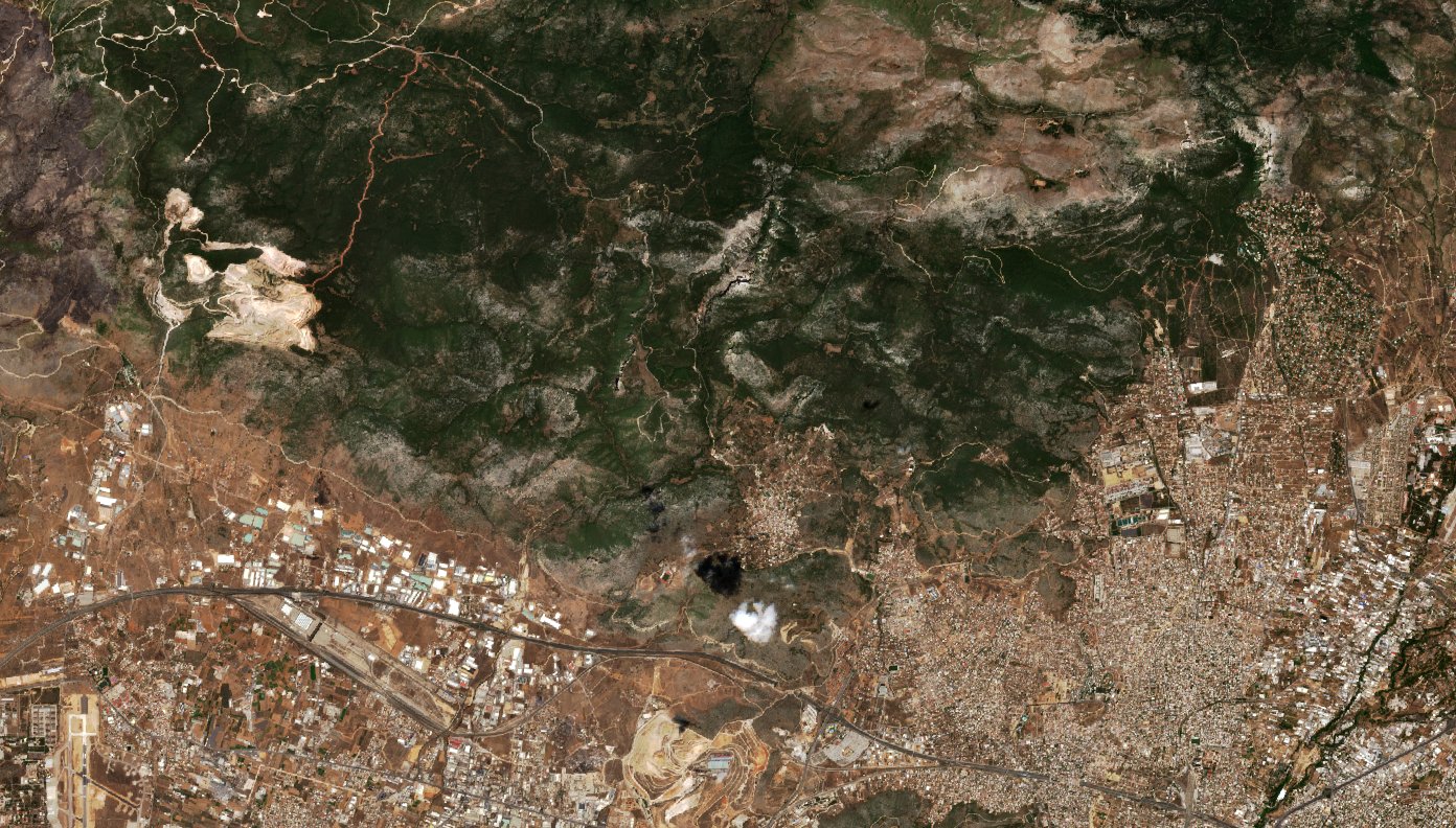 The area before the fire, July 29, 2023
