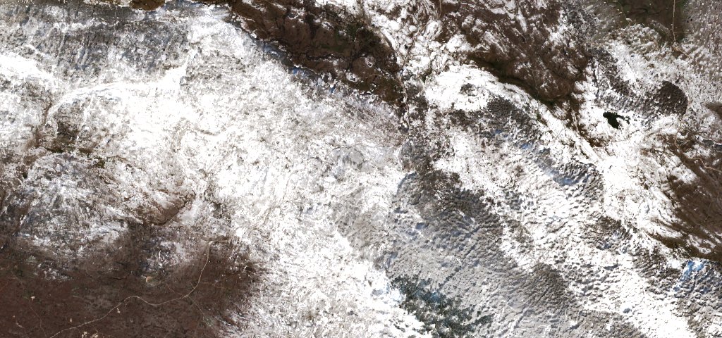 The area before the fire, February 23, 2022