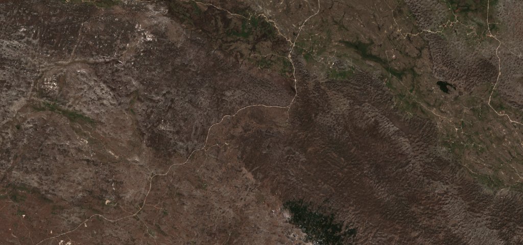 The area after the fire, April 14, 2022