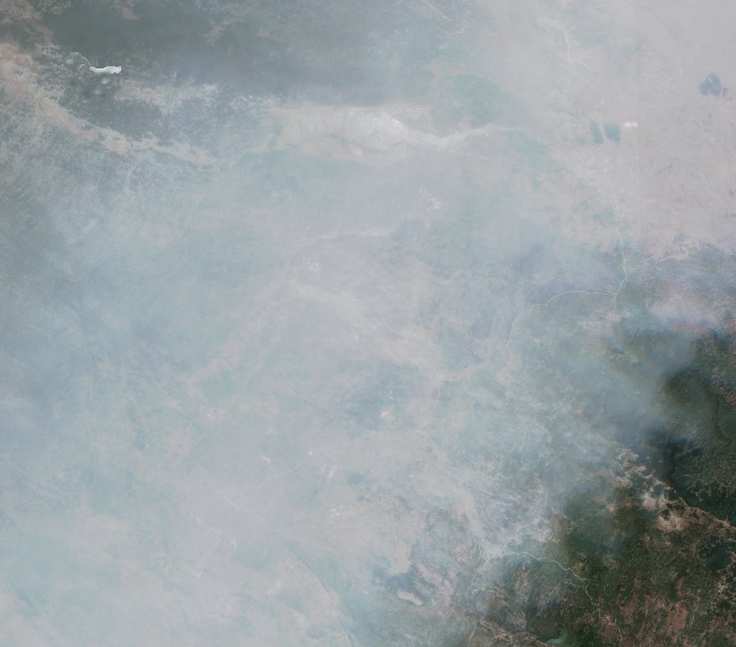 The area after the fire, September 10, 2026