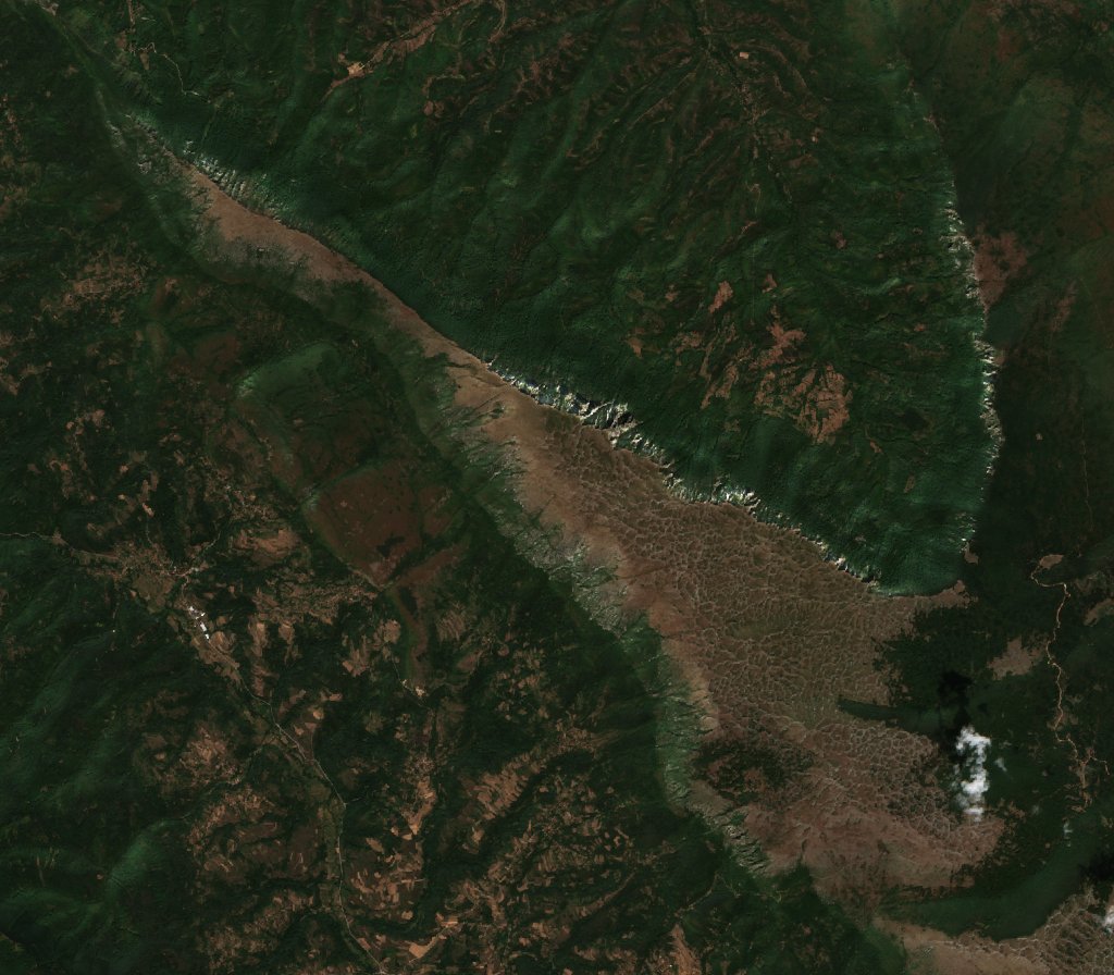 The area before the fire, September 1, 2026