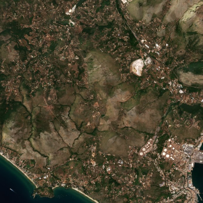 The area before the fire, August 9, 2026