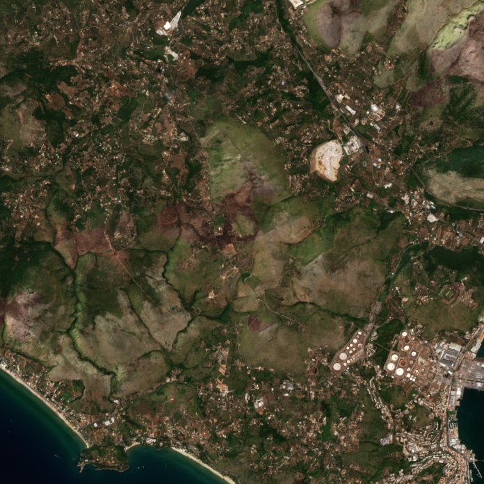 The area after the fire, August 19, 2026