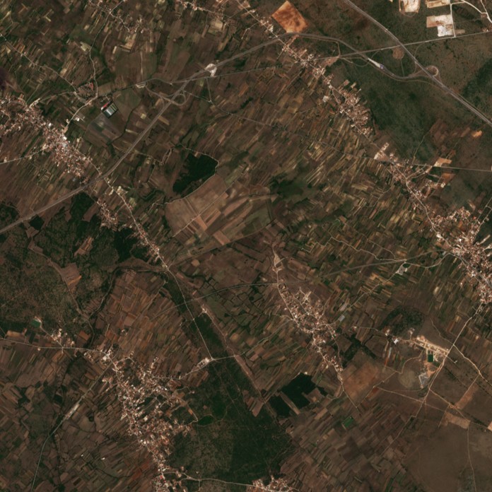 The area before the fire, August 7, 2026